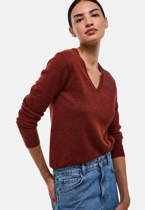 COL V EN , CERTIFIÉ OEKOTEX - Pullover - renard