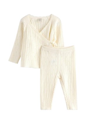 SET - Vest - light dusty white