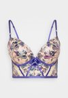 EUPHORIC PADDED CORSET - Corset - blue