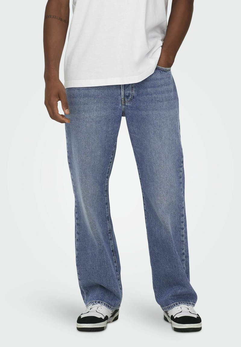 Vaqueros Hombre Regular ONLY & SONS Vaqueros De Corte Normal Masculino ONSEDGE Cintura Media Corte Recto Jeans, Black Denim, 28W / 30L Vaquero Regular Fit Hombre Vaqueros Hombre Regular ONLY & SONS Vaqueros De Corte Normal Masculino ONSEDGE Cintura Media Corte Recto Jeans, Black Denim, 28W / 30L Vaquero Regular Fit Hombre
