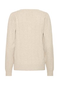 Fransa KATA - Strickpullover - feather gray melange