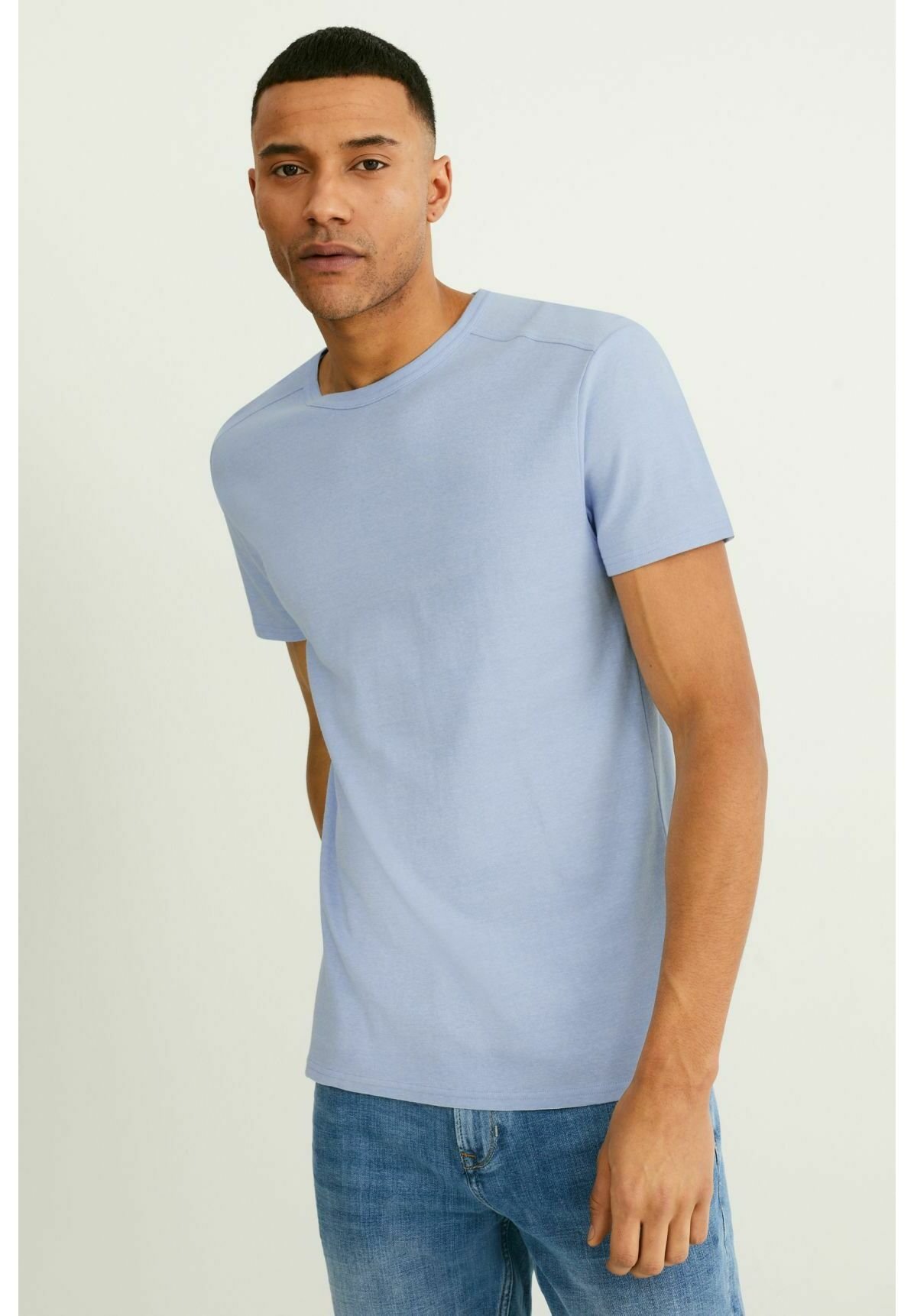 C\u0026A T-Shirt basic - light blue/hellblau 