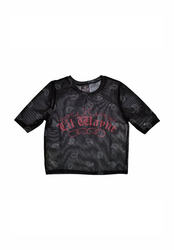 LIL WAYNE SCRIPT LOGO CROP - Blouse4