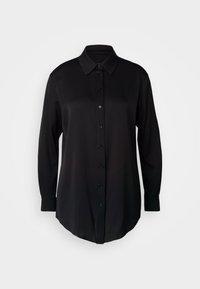 Button-down blouse - black