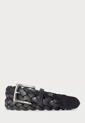 Polo Ralph Lauren BRAIDED CALFSKIN BELT - Braided belt - black