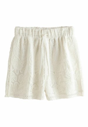 REGULAR FIT - CROCHET TIE WAIST  - Shorts - ecru