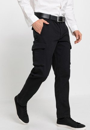 Pantaloni cargo - black