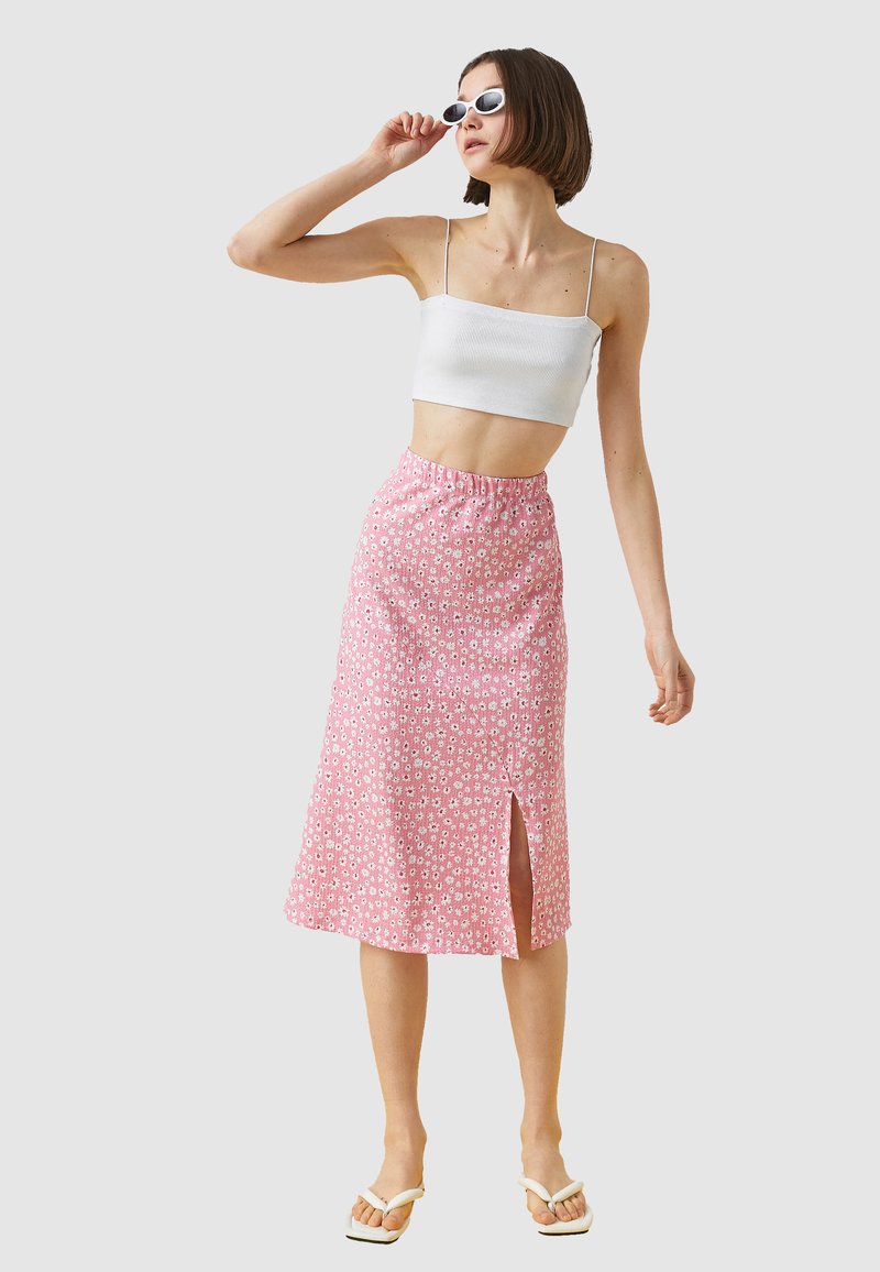 Koton A-lijn rok donkerroze