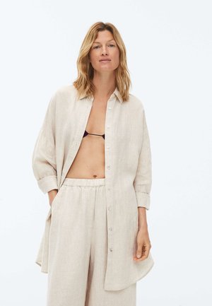 OVERSIZE - Camicia - beige