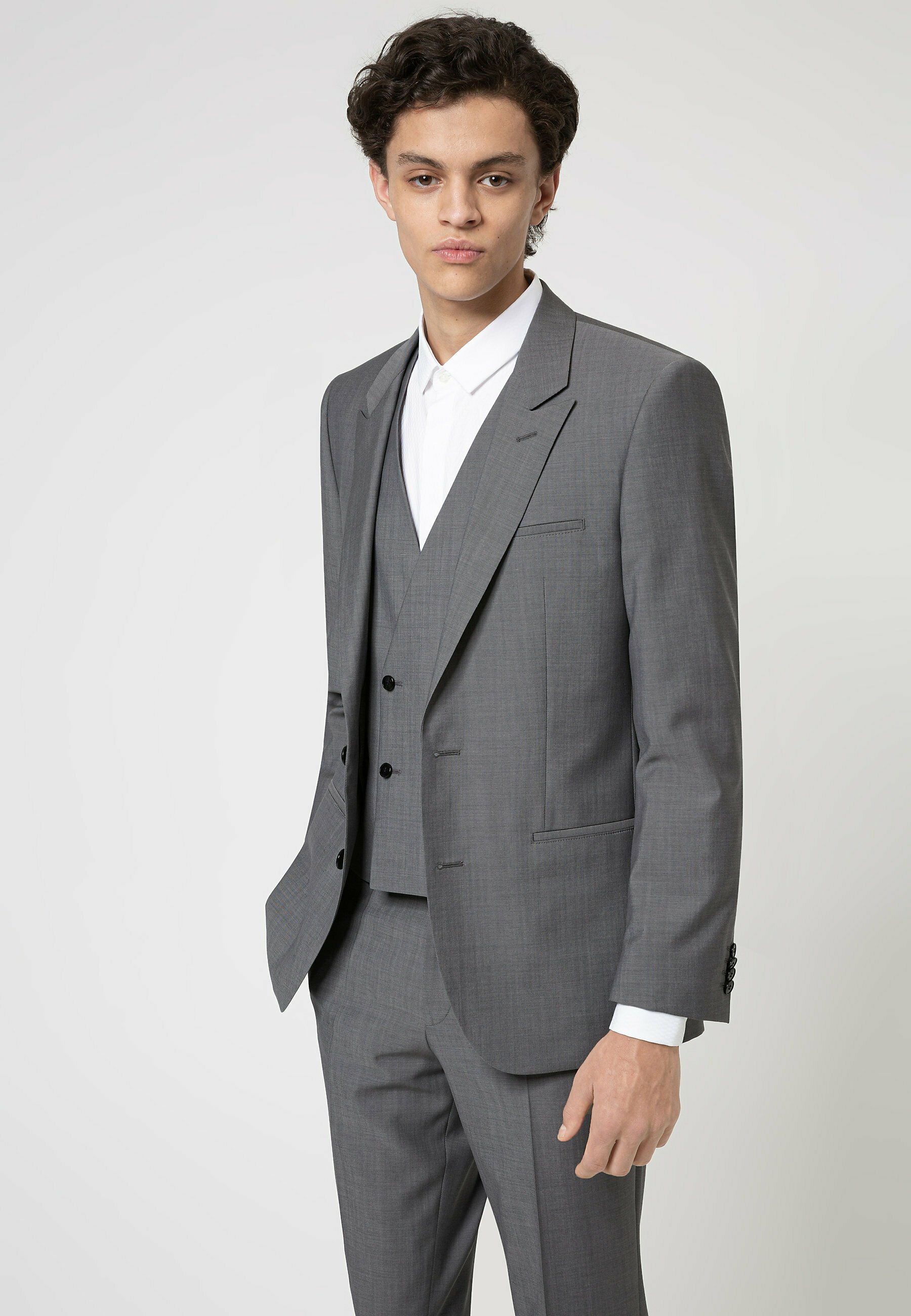 HUGO HENRY GETLIN - Suit - open grey/grey - Zalando.co.uk