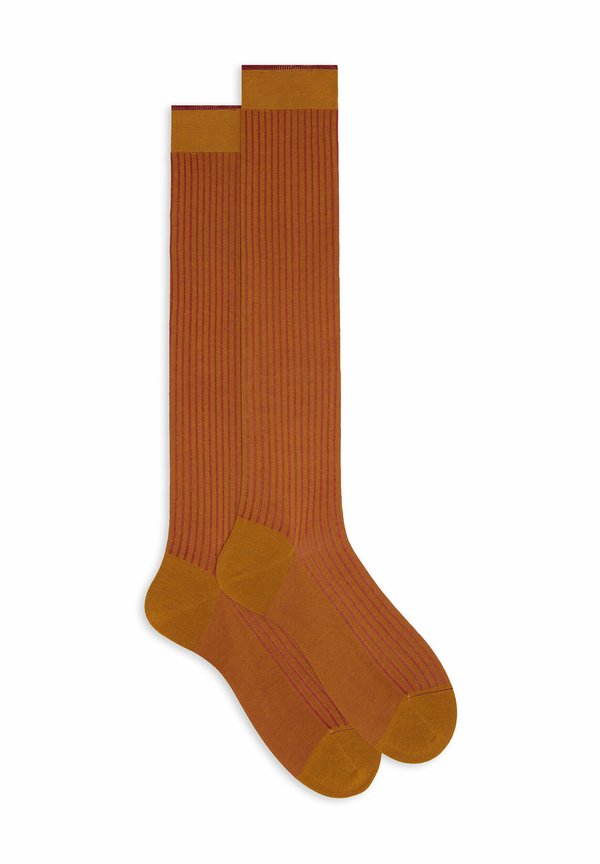 FUMO VANISÉ - Kniestrümpfe - curry carminio