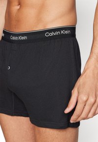 Calvin Klein Underwear 3 PACK  - Široké boxerky - black/grey heather/white