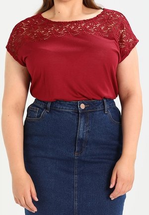 T-shirts print - bordeaux