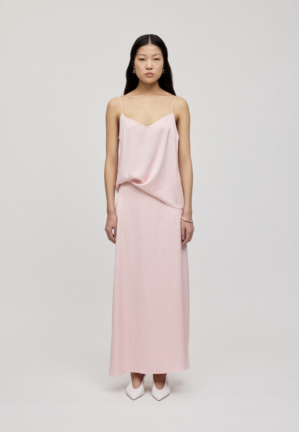 SANNA - Maxi skirt - strawberry cream