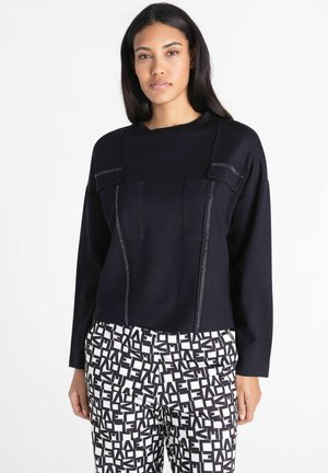 TUZZI, DAMEN - T-shirt à manches longues - schwarz