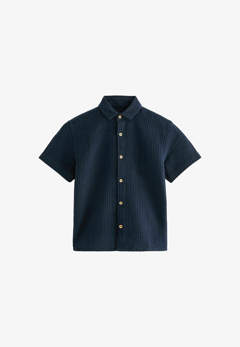Next SHORT SLEEVE TEXTURED - REGULAR FIT - Chemise - navy