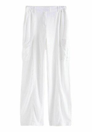 Next WIDE LEG  - Cargohose - white