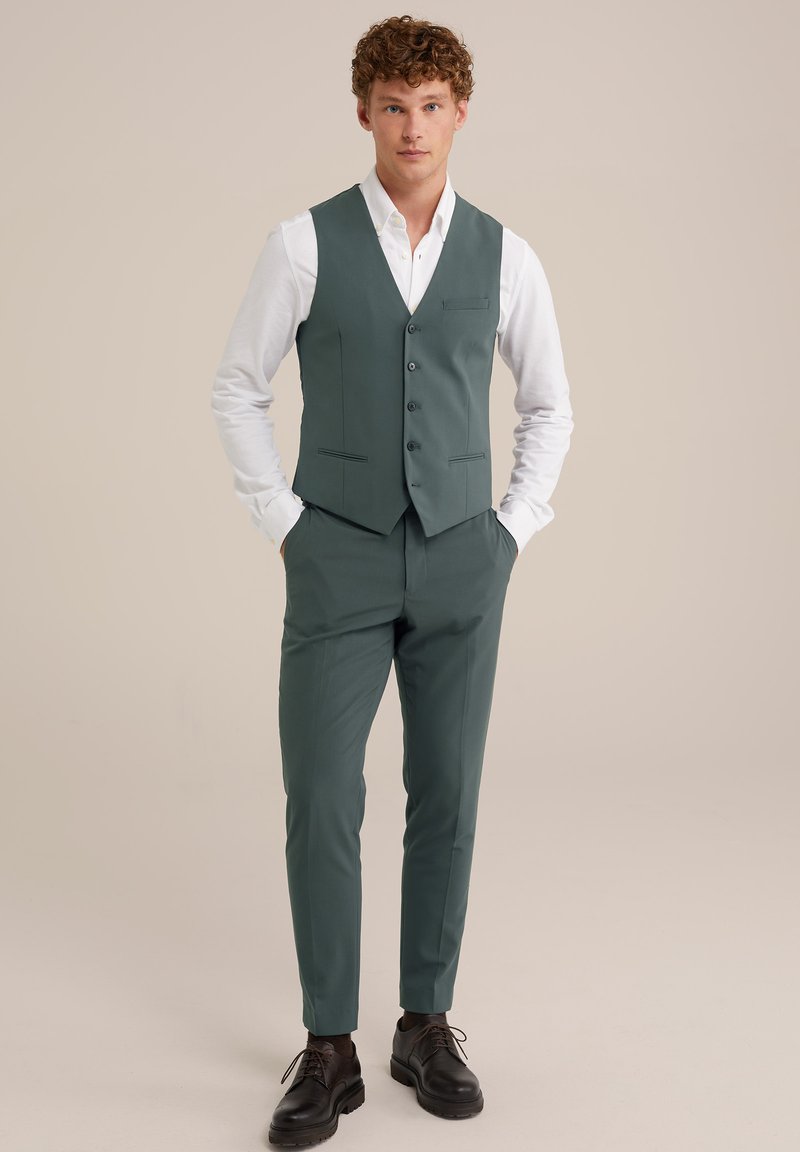 WE Fashion - THE FLEX SUIT - Suit waistcoat - green, Enlarge