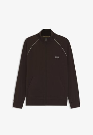 BOSS, BOSS MIX&MATCH JACKET Z - Sweatjakke - dark brown four