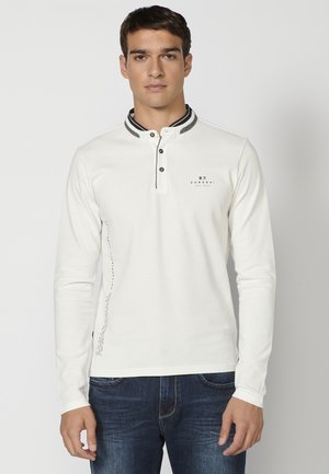 Tops ar garām piedurknēm - crudo off white