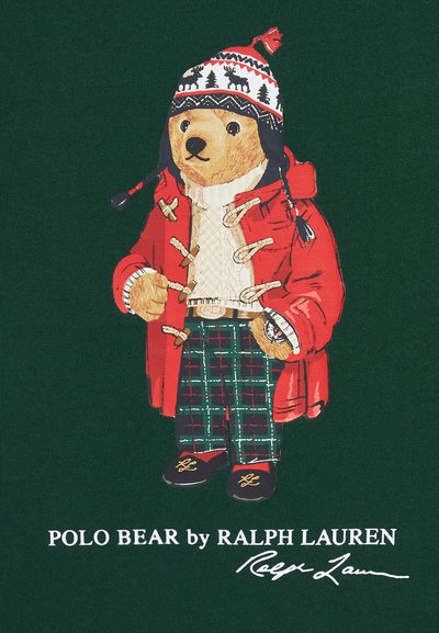 Polo Ralph Lauren POLO BEAR COTTON LONG SLEEVE T-SHIRT - Camiseta de manga larga - college green