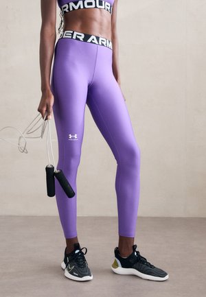 Under Armour HEATGEAR - Leggings - lavish/white