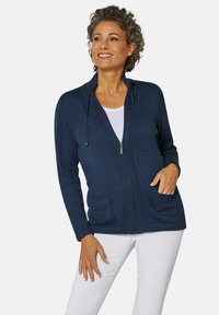 GOLDNER ATELIER SPORTLICHE - Strickjacke - navy