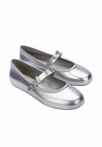 Melissa SOFT - Balerinos tipo bateliai su dirželiu ties kulkšnimi - silver