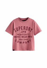 Superdry & Co T-shirts print - red rose