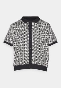 Obey Clothing TESTAMENT BUTTON FRONT POLO UNISEX - Blusa - black multi