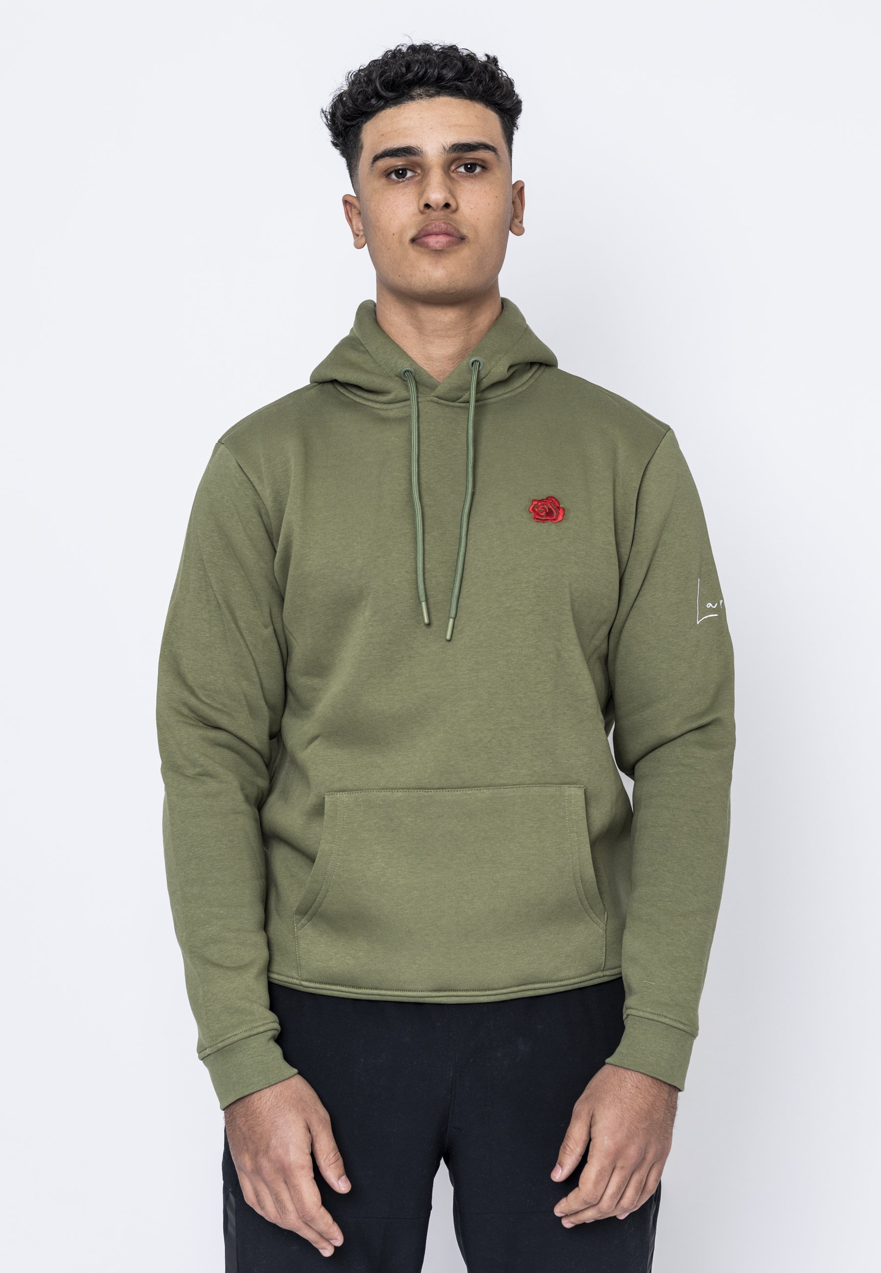 LA ROSA ROSE ARMY - Hoodie - army green/green - Zalando.de