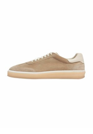 Sneakers laag - taupe suede