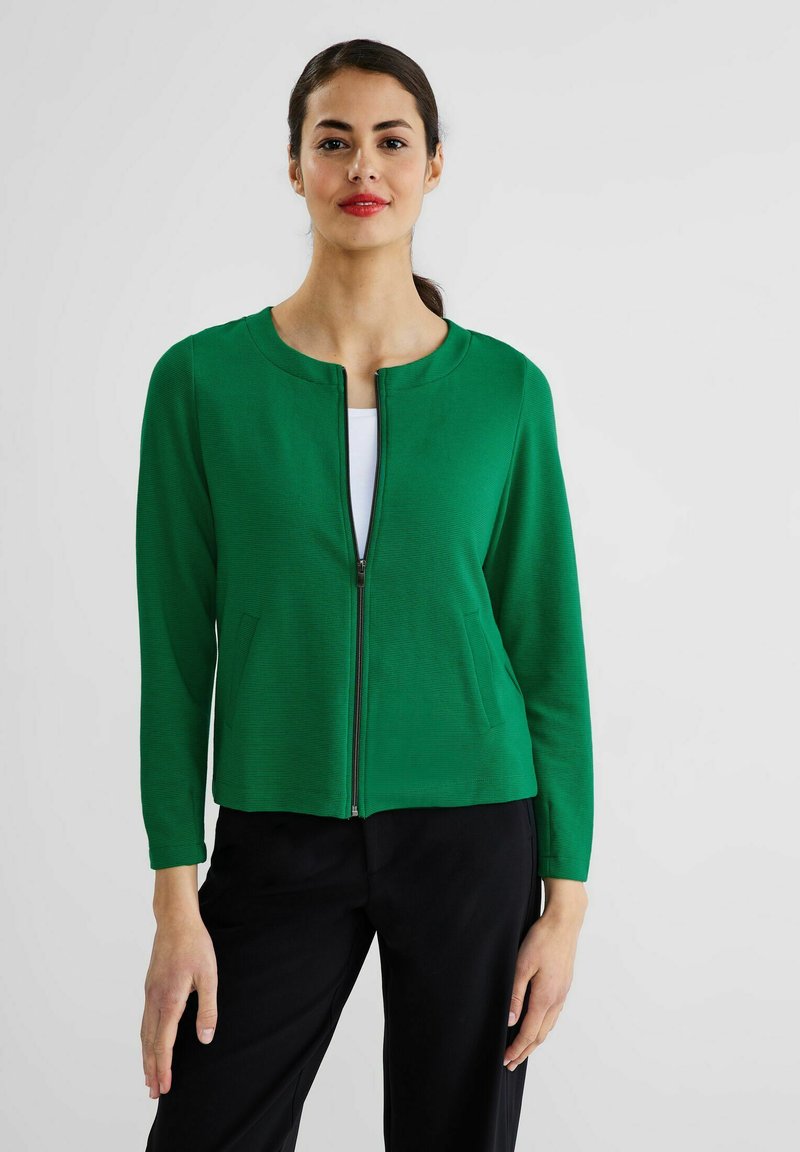 street-one-struktur-vest-gr-n-donkergroen-gem-leerd-zalando-nl
