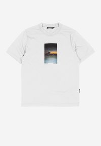 MONSIEUR BONHEUR UNISEX - Trükipildiga T-särk - white