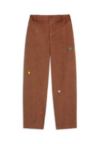 Traperice opuštenog kroja - brown