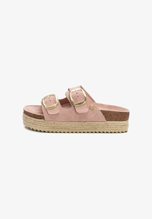 XTI, Mules de tacón - beige