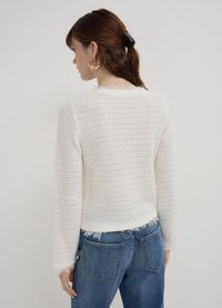 Calliope BOUCLE - Cardigan - blanc