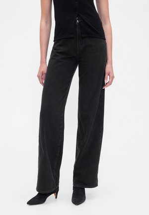 WIDE LEG UPDATE - Džinsi ar platām starām - washed black