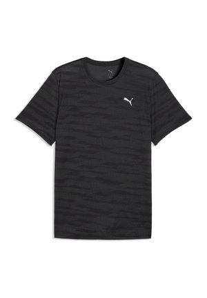 M PWRTRAIN JACQUARD TEE - Μπλουζάκι με στάμπα - puma black