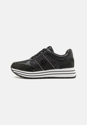 Sneakers laag - black glam