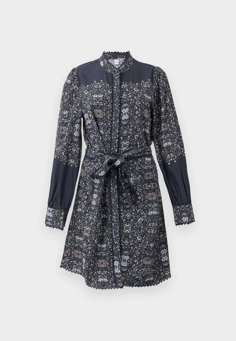 YAS Blousejurk donkerblauw