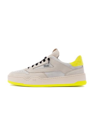 Trainers - cream yel