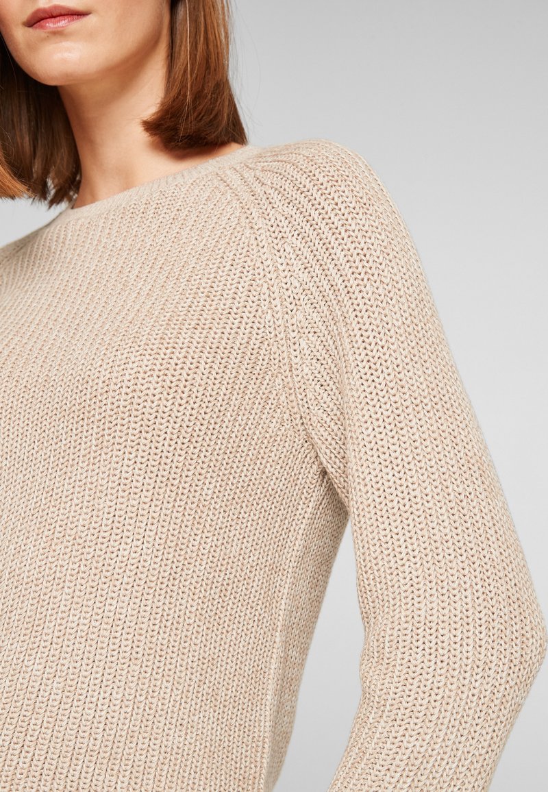 Damen Strickjacken | QS by s.Oliver Strickpullover beige melange/beige-meliert - SD86291 Damen Strickjacken | QS by s.Oliver Strickpullover beige melange/beige-meliert - SD86291