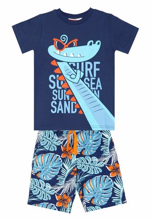SET SURFER CROCO - Shorts - blue orange