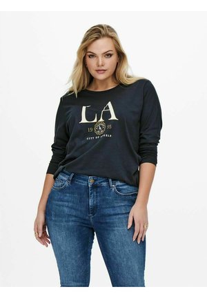 Long sleeved top - dark blue