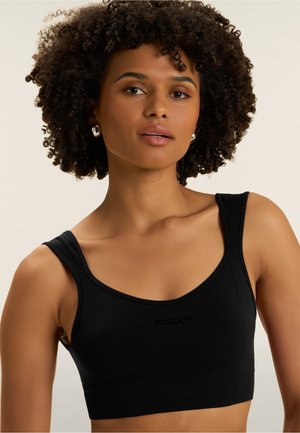 SPORTS WITH SWEETHEART NECKLINE - Brassières de sport à maintien normal - black