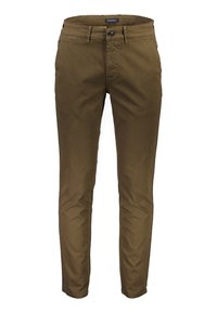 Lindbergh STRUCTURE SUPERFLEX - Pantalones chinos - brown