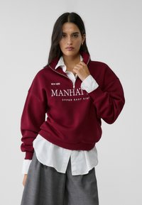 Stradivarius - Sweatshirt - bordeaux Thumbnail-Bild 1
