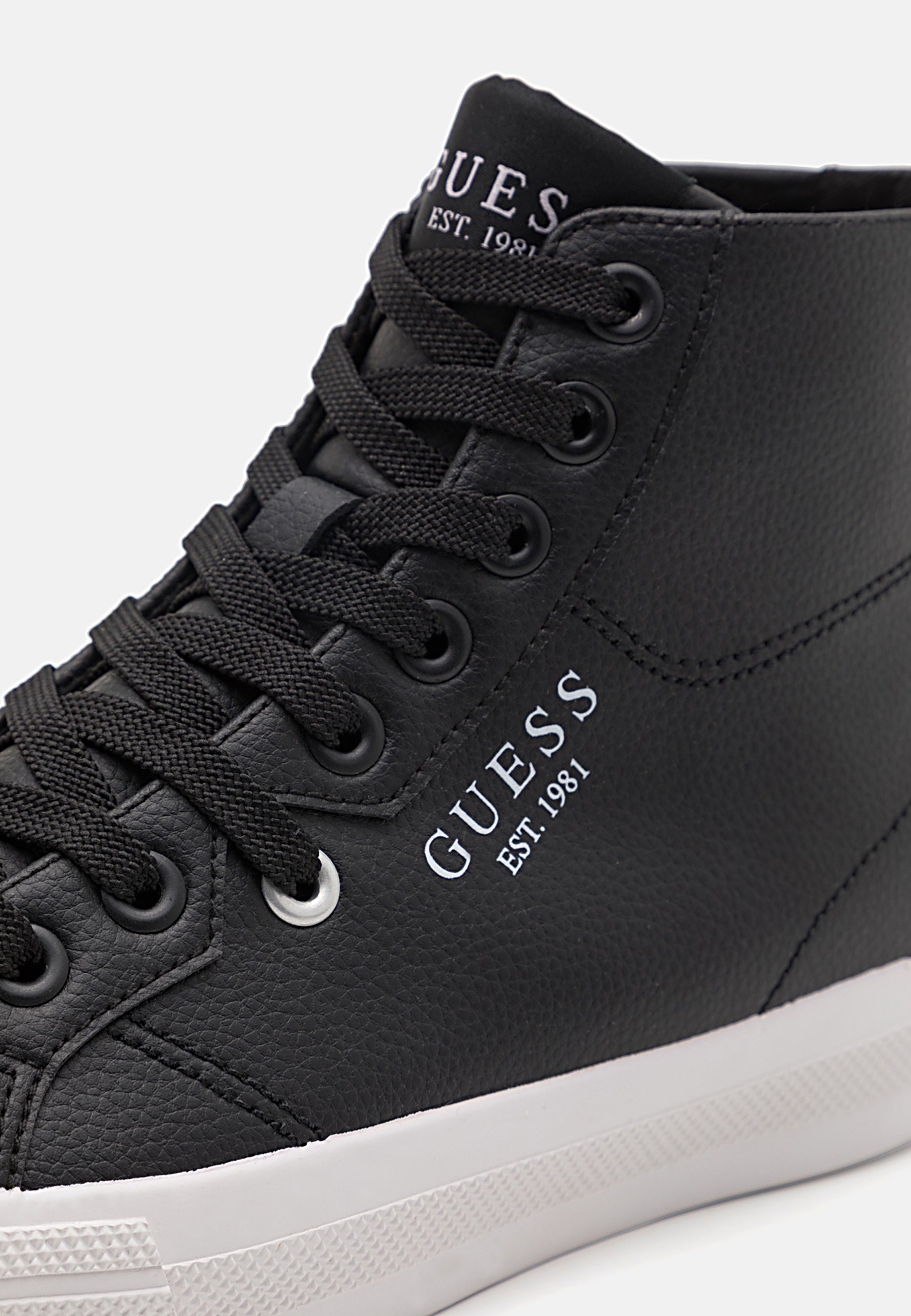 guess black high tops