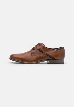 LEAGRO - Stringate - cognac